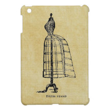 Vintage Victorian Fashion Bustle Wire Dress Form iPad Mini Cover