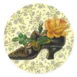 Vintage Victorian Floral Shoe stickers
