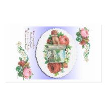 Vintage Victorian Friendship Roses Scrap Art
