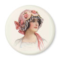 VINTAGE VICTORIAN HAT FASHION magnets