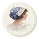 VINTAGE VICTORIAN HAT FASHION magnets