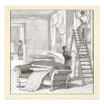Vintage Victorian Housewarming / Open House Custom Announcements