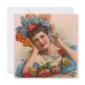 Vintage Victorian In Roses Invitation Invites