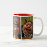 Vintage Victorian Pigs, Humor, Funny, Silly, Jolly Mugs