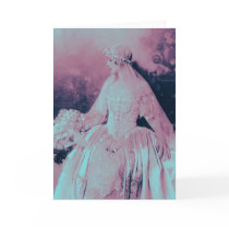 Vintage Victorian Pink & Baby Blue Bride, Shower