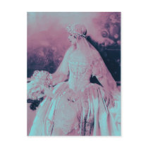 Vintage Victorian Pink & Baby Blue Bride, Shower