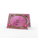 Vintage Victorian Pink Rose Love Photo Frame cards