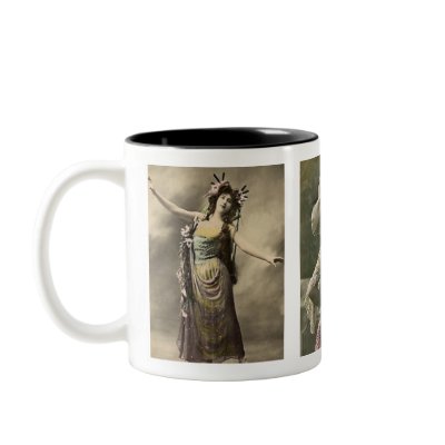 Vintage Victorian Risque Seductive Ladies Mug by Vintage_Gifts