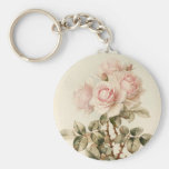 Vintage Victorian Romantic Roses Key Chains