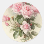 Vintage Victorian Romantic Roses Sticker