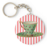 Vintage Victorian Tea Cup keychains