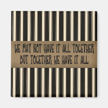 Vintage Victorian Theme Together Fridge Magnet