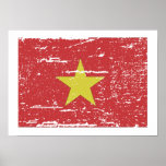 Vintage Vietnam Flag posters