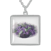 Vintage Violets Necklace
