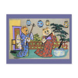 Vintage Wain Japanese Musical Cat Postcard