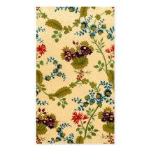 Vintage Wallpaper bookmark Business Card Templates