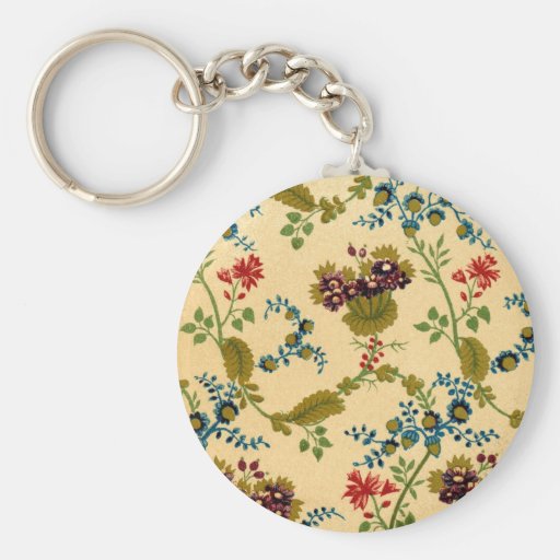 Vintage Wallpaper Key Chains