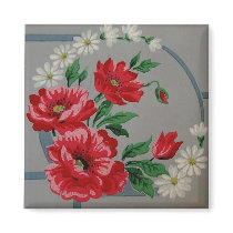 Vintage Wallpaper Magnet