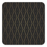 Vintage Wallpaper Square Sticker