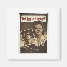Vintage War Advertisement Fridge Magnet