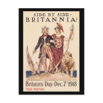 Vintage War Postcards, Britian allies
