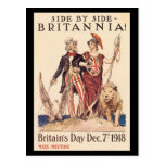 Vintage War Postcards, Britian allies