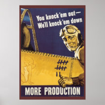 Vintage War Poster from WWI and WWII