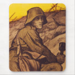 Vintage War Poster Mouse Pad - German mousepads