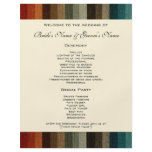 Vintage Warm Autumn Stripes Wedding flyers