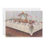 Vintage Wedding Banquet Table invitations