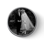 Vintage wedding button