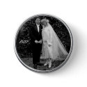 Vintage wedding button