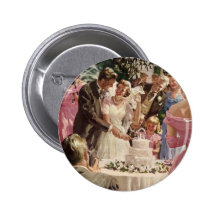Vintage  Wedding Ceremony Pin