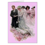 Vintage Wedding Couple cards
