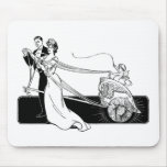 Vintage Wedding Couple mousepads