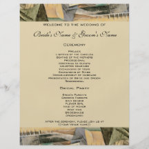 Vintage Wedding, Earth Tones Colours, Cubism Art Personalized Flyer