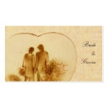 Vintage Wedding Favour Tag business cards