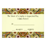 Vintage Wedding, Garden Flowers Floral Butterflies Personalized Invitations