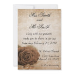 Vintage Wedding Invitation
