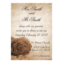 Vintage Wedding Invitation