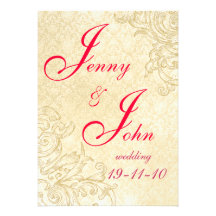 Vintage Wedding Invitation