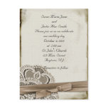 Vintage Wedding Invitation postcards