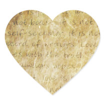 Vintage  Wedding Love is Patient Envelope Seal Round Stickers