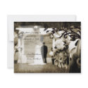 Vintage Wedding RSVP Personalized Announcement