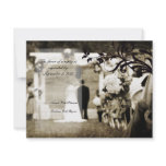 Vintage Wedding RSVP invitations