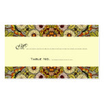 Vintage Wedding Table Numbers, Flowers Butterflies Business Card Templates