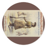 Vintage Western Cowgirl Miss Annie Oakley Sticker