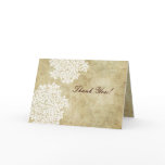 Vintage White Queen Ann's Lace Thank You Cards