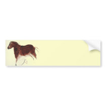 Vintage Wild Horse Cave Painting bumper stickers
