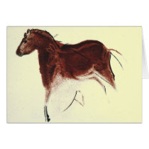 Vintage Wild Horse Cave Painting cards